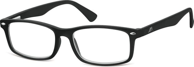 Montana Leesbril Unisex Rechthoekig Zwart (mr83) Sterkte +1.00