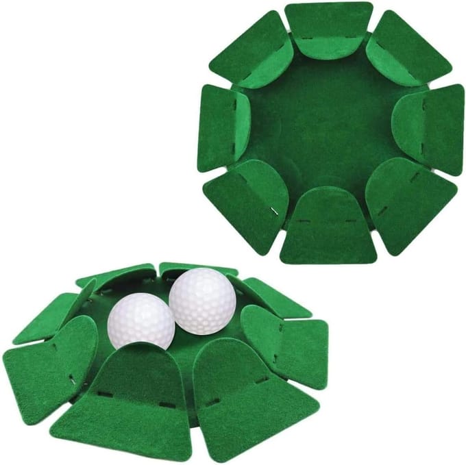 Golf Putting Cup - Oefen Cup - Golf Training - Alle Richting Waarde - 2 Pack - Groen
