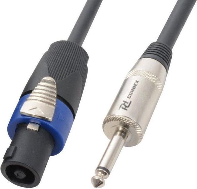 Speakerkabel: Jack 6.3mm - Speakon NL2 - 5m
