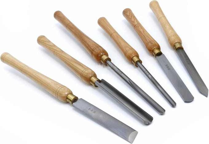HBM Houtdraaibeitelset HSS 57 cm
