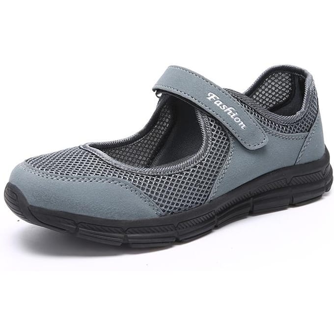 Dames van middelbare leeftijd Casual mode holle platte bodem knoop luie sneakers maat 35-43 36