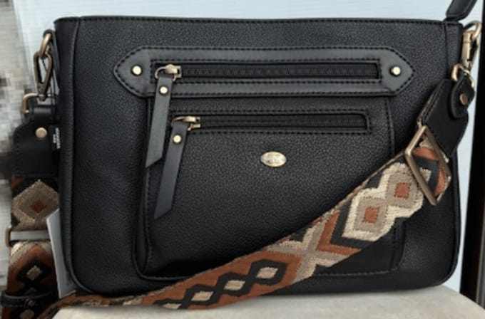 Hexagona Dames Handtas | Zwart | Maat: One Size