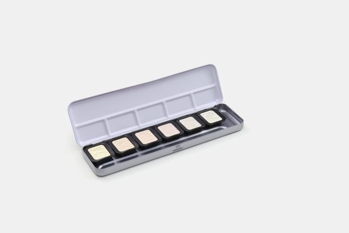 FINETEC® Iriserende aquarelverf set Pixie Dust | 6 kleuren