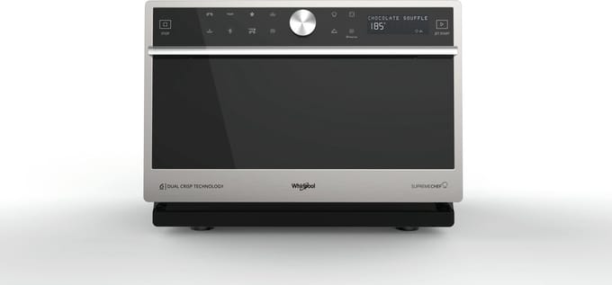 Whirlpool Supreme Chef MWSC 9133 SX - Combimagnetron - 33 liter - 1000 watt - Zilver