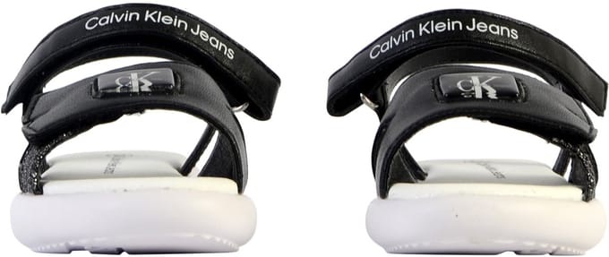 Kindersandalen met klittenband, jeanslook, V3A2-8050