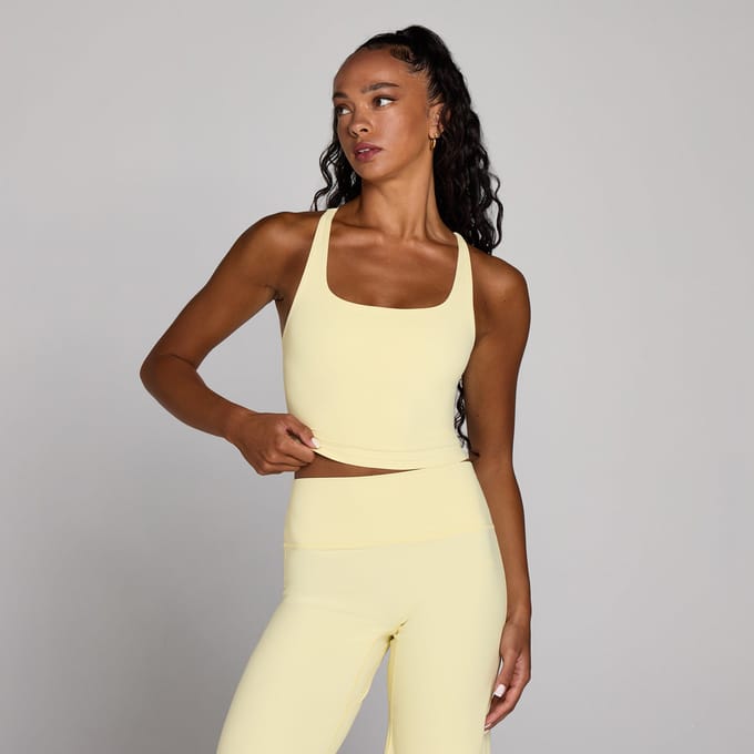 MP Dames Tempo Racerback Vest met Bandjes - Buttercream - M