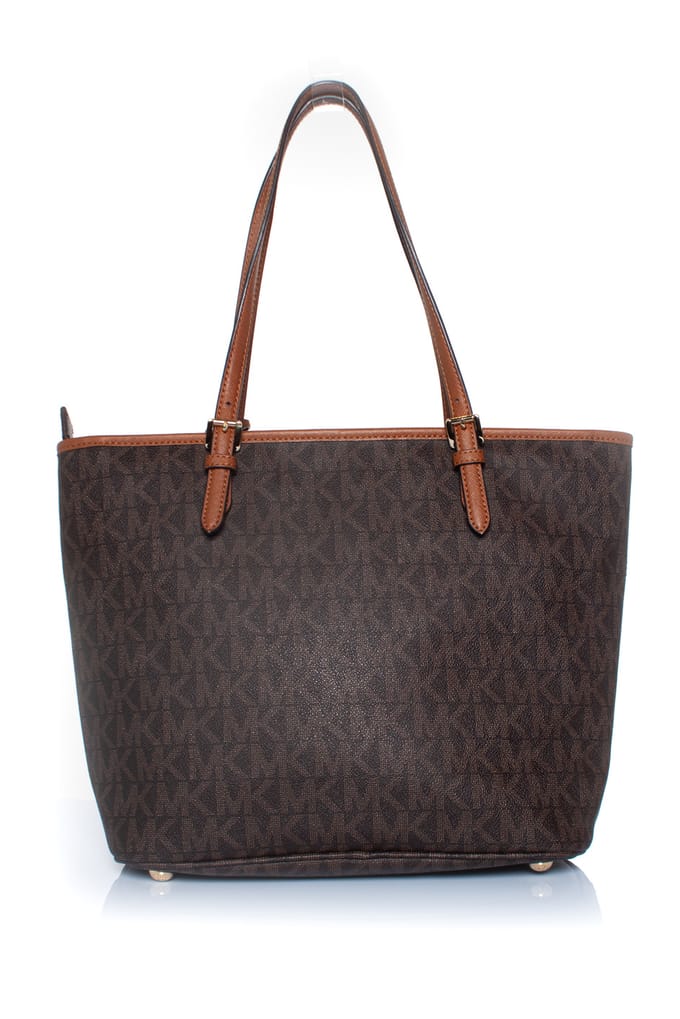 Michael Kors Jetset canvas shopper met logo