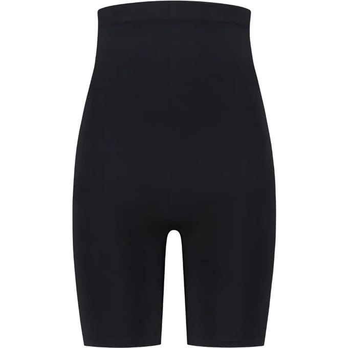 Bye Bra Soft Touch Naadloze Shapewear Shorts met Hoge Taille voor Dames, Buik- en Dijcontrole, Gladmakende Pasvorm met Siliconen Grip, S–XXL (Zwart, S)