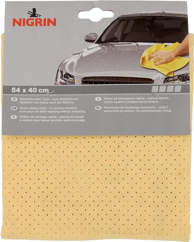 NIGRIN sneldrogende droogdoek 540 x 400 mm, beige