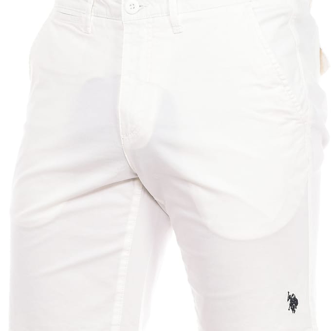 Bermuda met recht afgesneden zoom 67921 heren