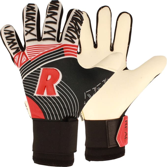 Real Space Keepershandschoenen Heren - Rood / Wit / Zwart | Maat: 8