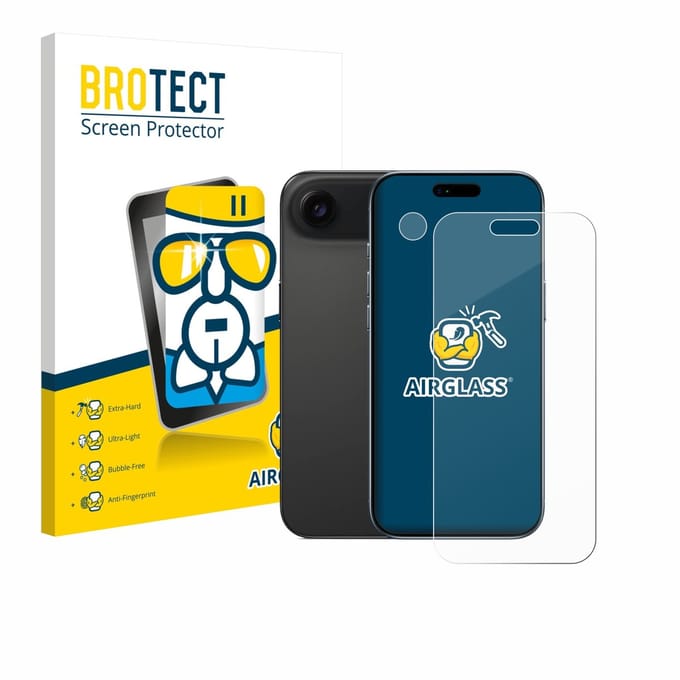 Screenprotector voor Apple iPhone Air (Voor+Camera) Beschermglas transparant