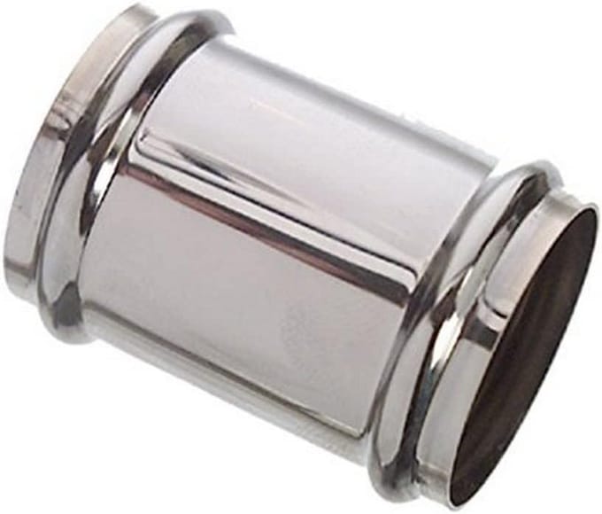 Dubbele Sifon 32 mm Chroom voor Afvoer
