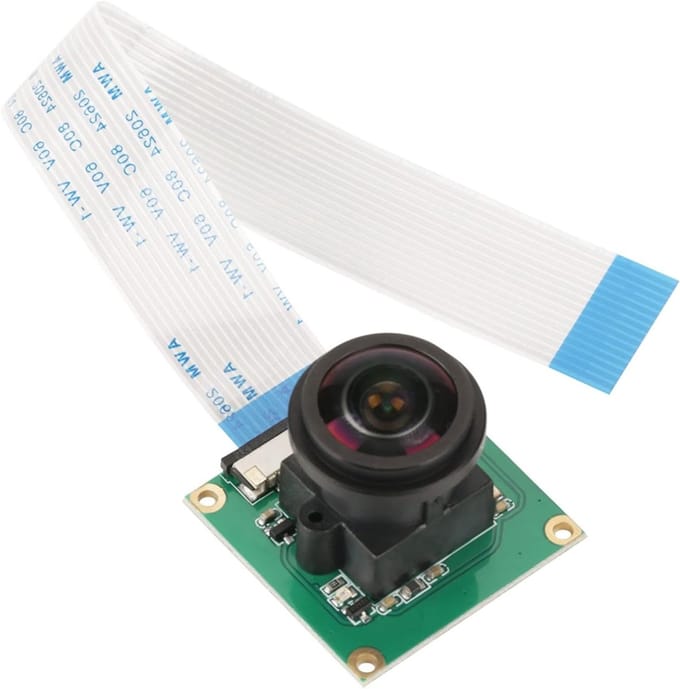 5MP Camera Module met OV5647 chip en 175° Groothoeklens voor Raspberry Pi B 3/2, HD Beelden en Video