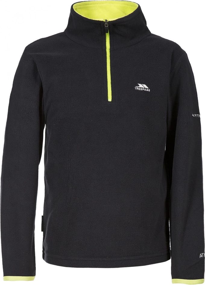 Trespass kinderfleecejas/fleecepullover Etto - Jongens Microfleece At100 Zwart