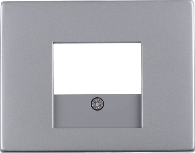Berker K5 afdekplaat USB RVS