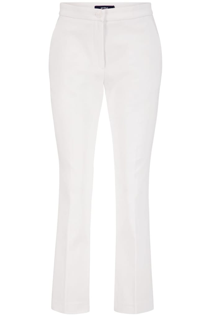 Atelier Gardeur Zelma Weiss Maat: 46 | Wijde Broeken Outlet | Dames | Wit