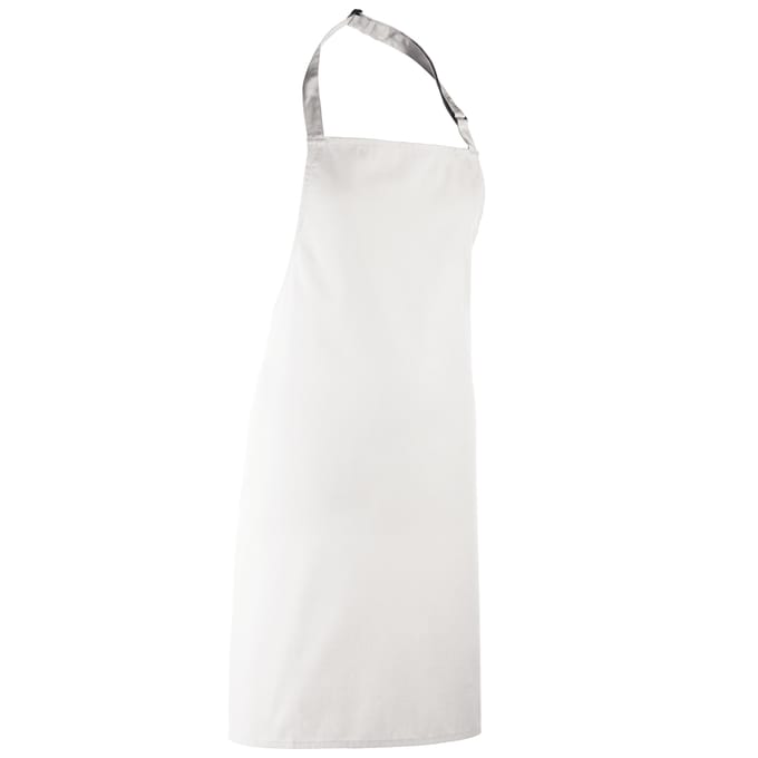 Premier Kleuren Slabberschort / Werkkleding (Pack of 2) (Wit)