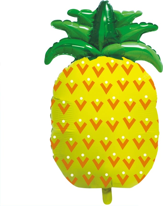 Wefiesta - Folieballon ananas - 52 x 100 cm