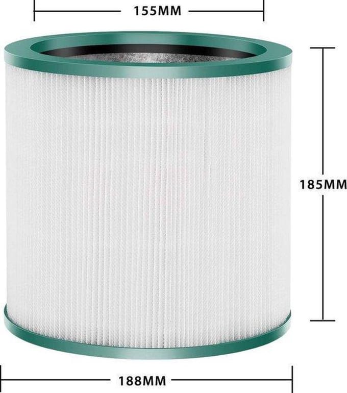 Alapure HEPA-filter geschikt voor Dyson TP03 / TP02 / TP01 / BP01 / 967089-17