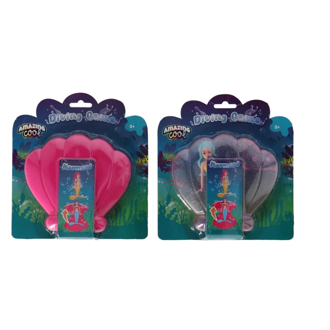 Amazing cool duik schelp met zeemeermin magic 2  assorti