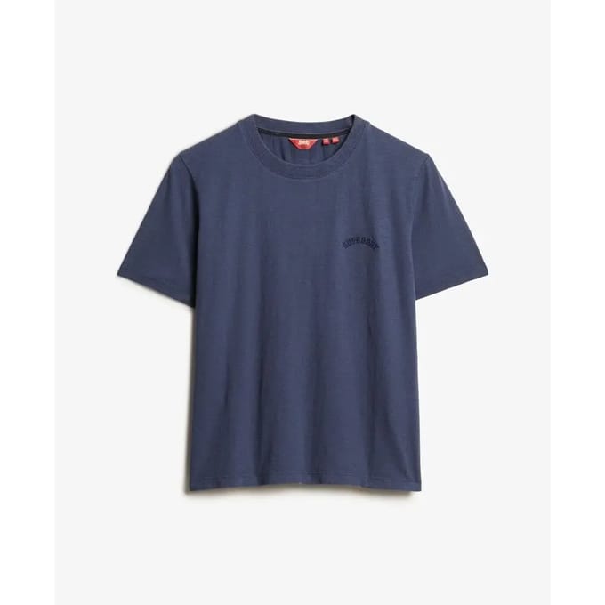Superdry - Essential Washed T-shirt met logo - Dames - T-shirts