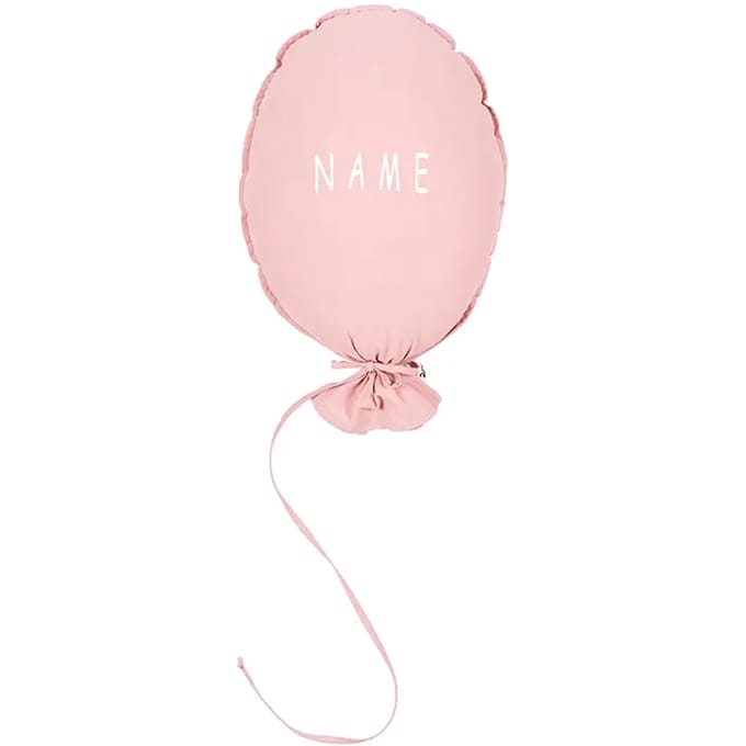 Persoonlijk kussen ballon dusty pink Malomi Kids