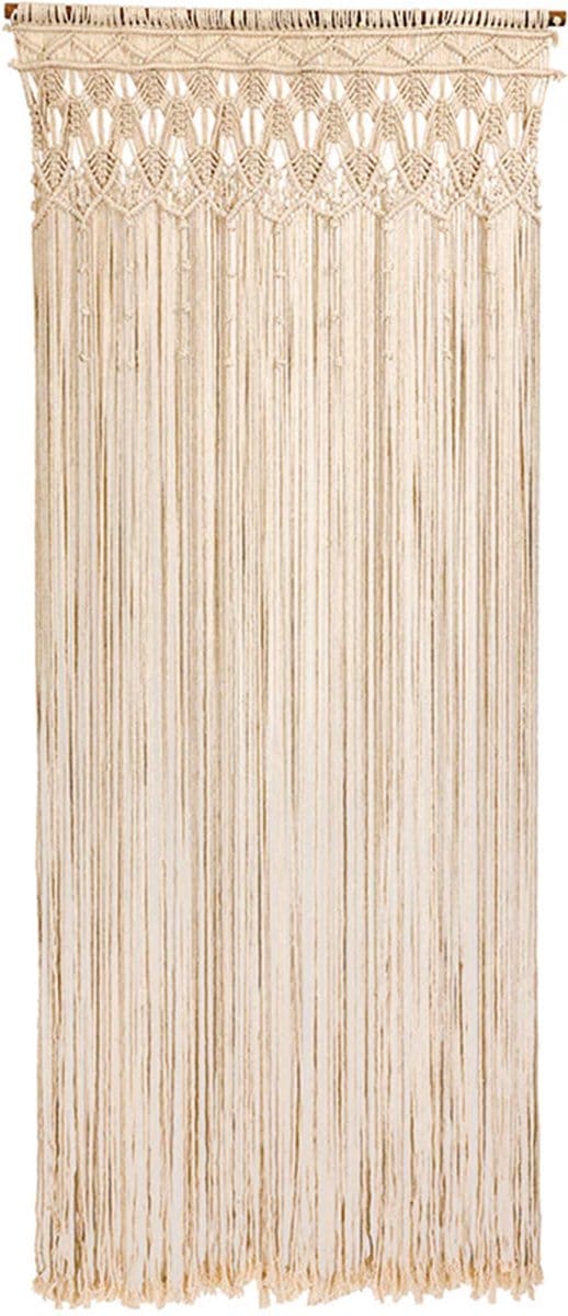 Jekra - vliegengordijn/deurgordijn - macramé - Cotton bohemien - 90x200cm