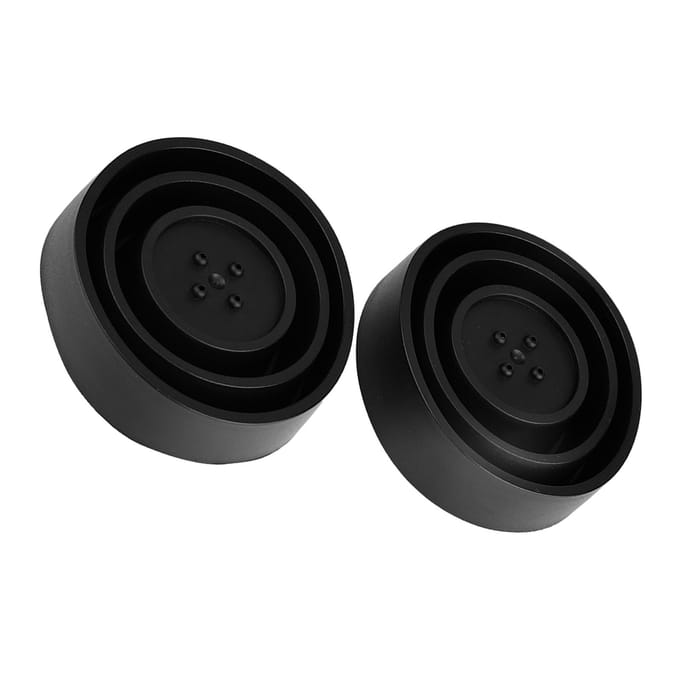 2 stuks Universele Verzegelde Rubberen Auto LED Koplamp Stofkap Behuizing Afdekkap 95mm Zwart TypE C black