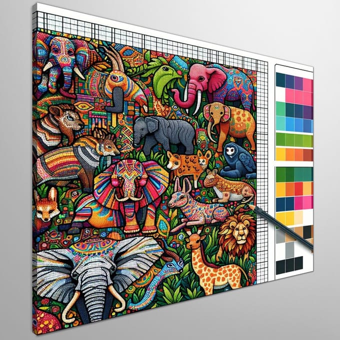 Kunstprint | Wanddecoratie | Canvas | 100 × 100 cm