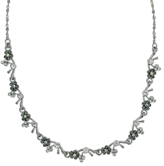 Behave® Ketting klassieke bloemen design – 41 cm