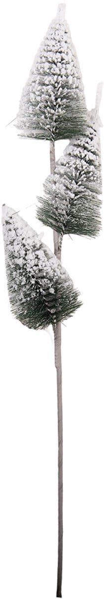 Clayre & Eef Kerstdecoratie 10x7x55 cm Wit Kunststof