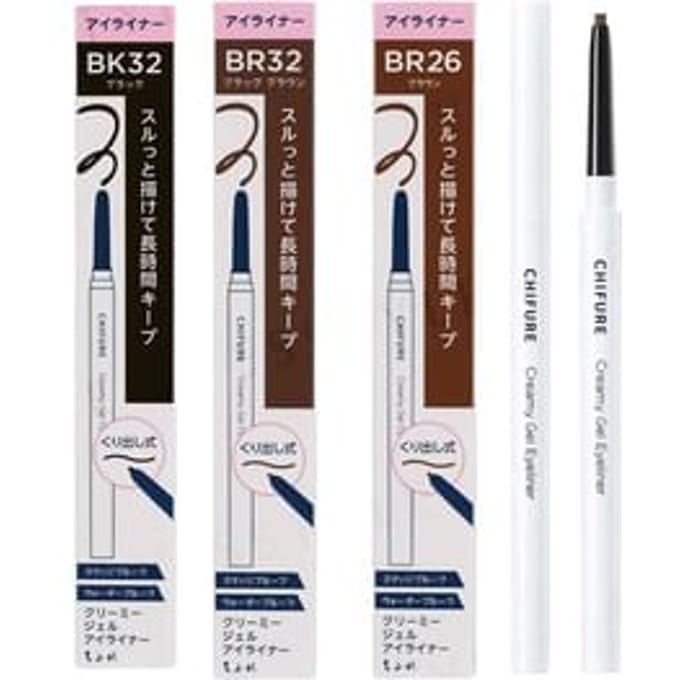 CHIFURE - Creamy Gel Eyeliner BR26 Brown
