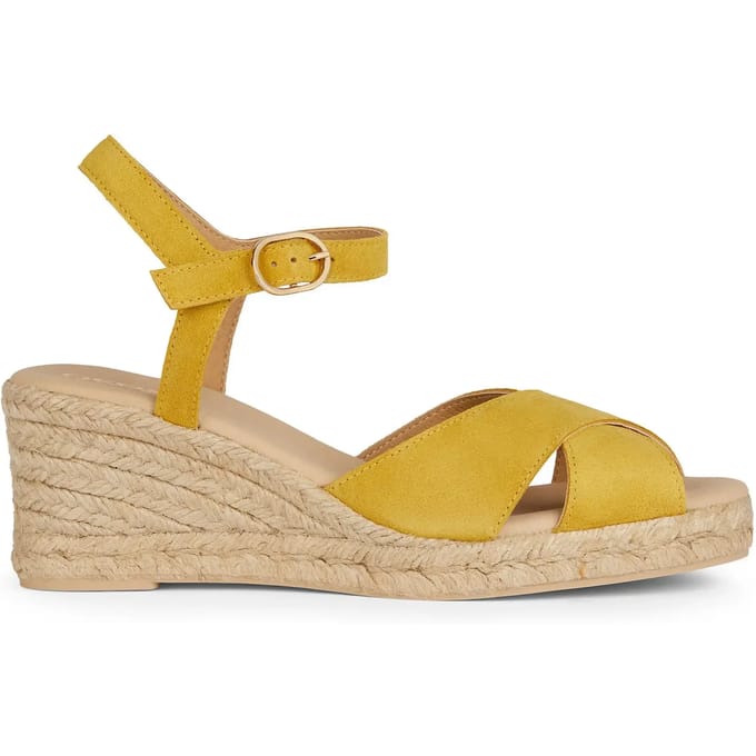 Gelsa leren sandalen met sleehak