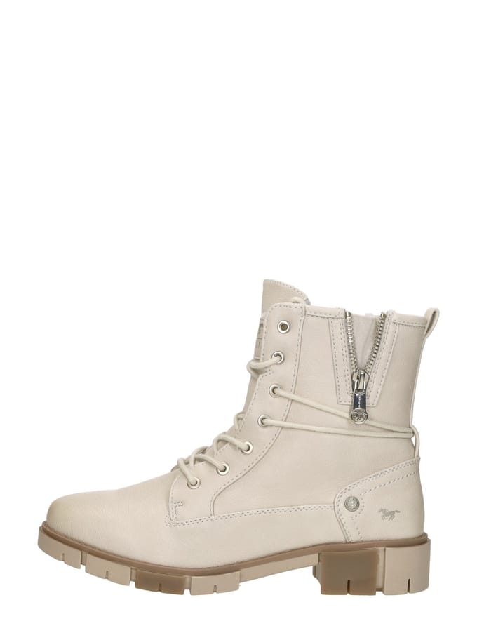 Mustang Veterschoenen Hoog Veterschoenen Hoog - gebroken wit - Maat 36