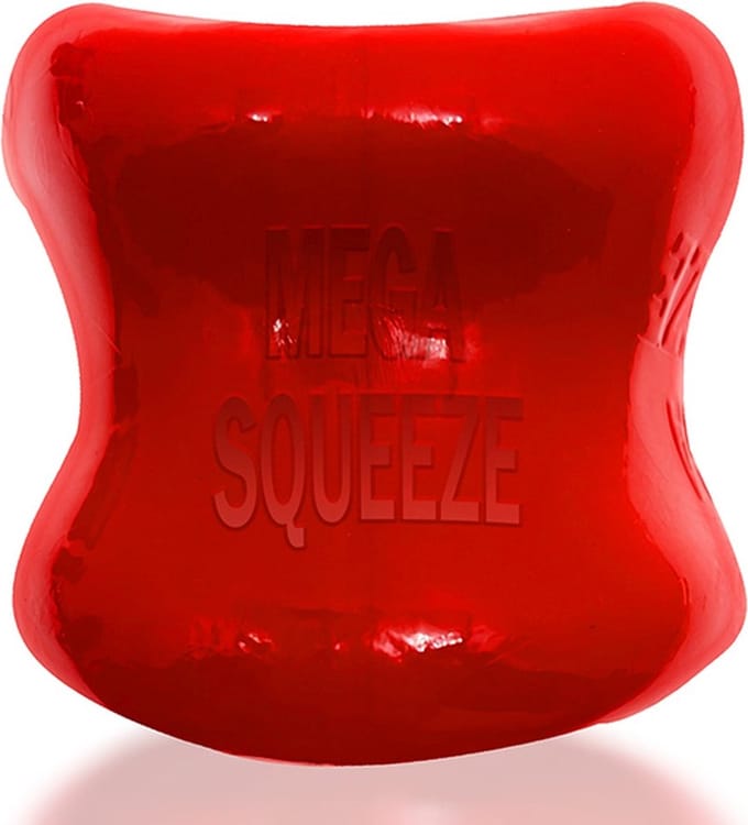 Oxballs - Mega Squeeze - Rekbare Ballstretcher - TPR - Rood
