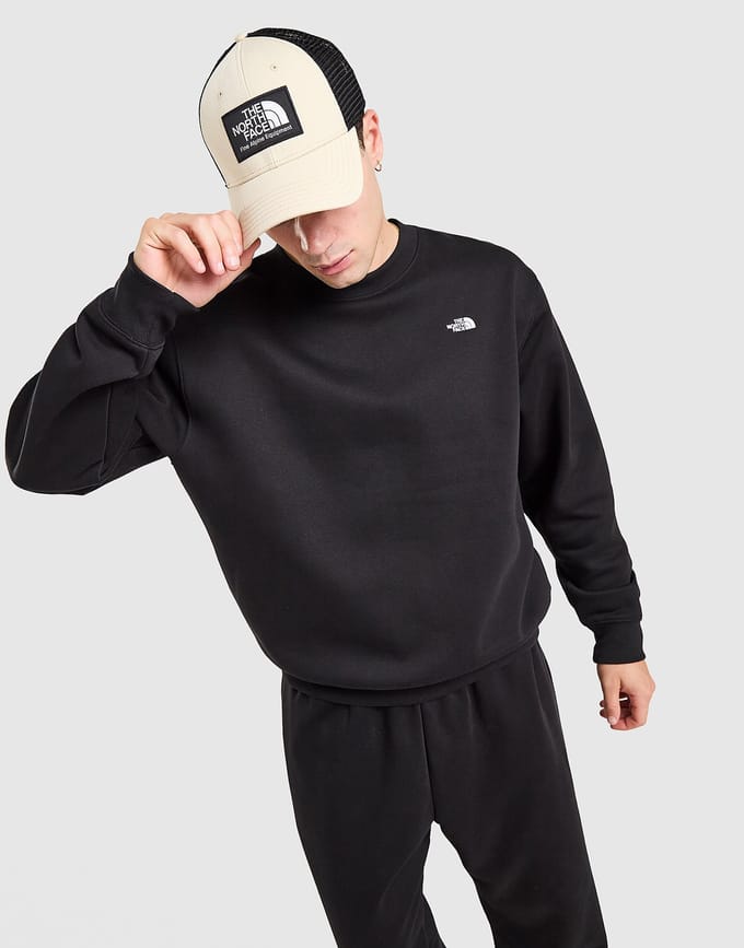 The North Face Essential Relaxed Crew Sweatshirt - Zwart- Heren, Zwart L