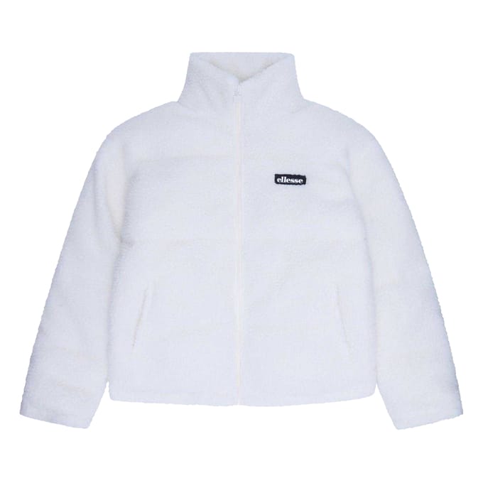 Ellesse Heren Gequilt Teddy Fleece Jas (Off White)