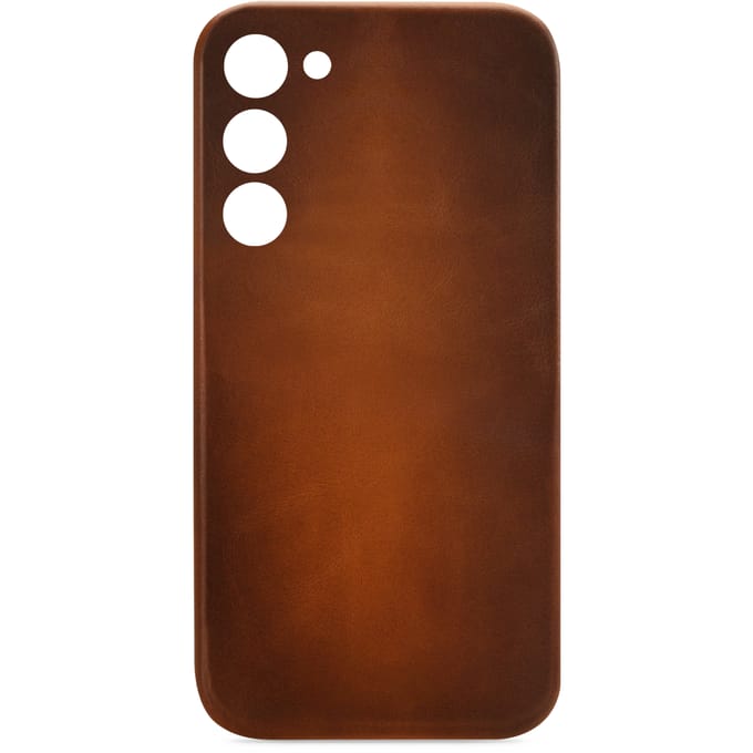 Samsung Galaxy S23 Plus Lederen Hoesje - Bruin