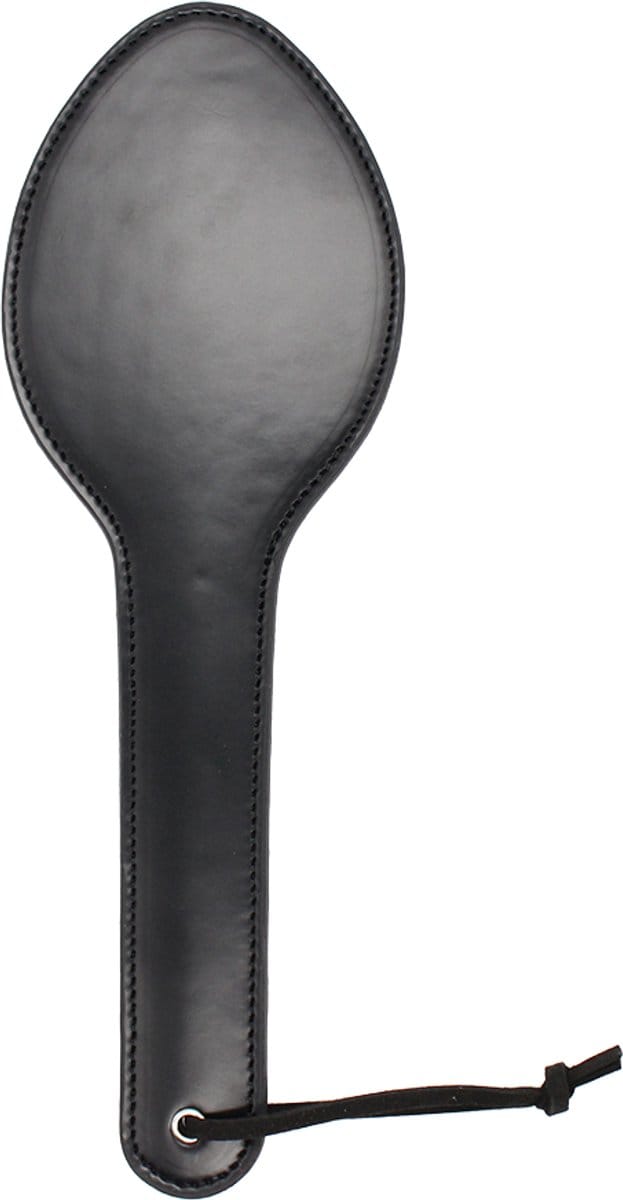 Smart Moves - Lepelvormige Paddle - 31 cm - PU Leer - Zwart