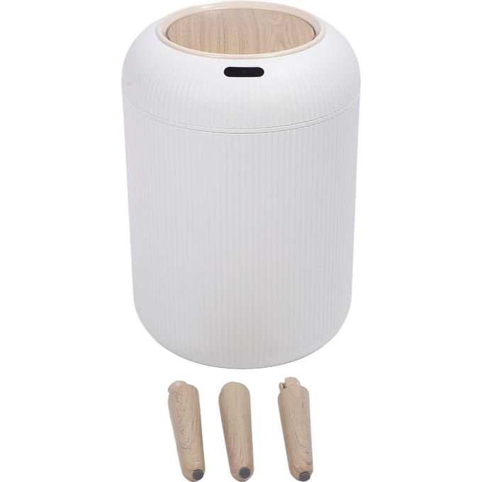 Slimme Sensor Afvalbak Waterdichte Plastic Touchless Prullenbak Automatische Vuilnisbak voor wit