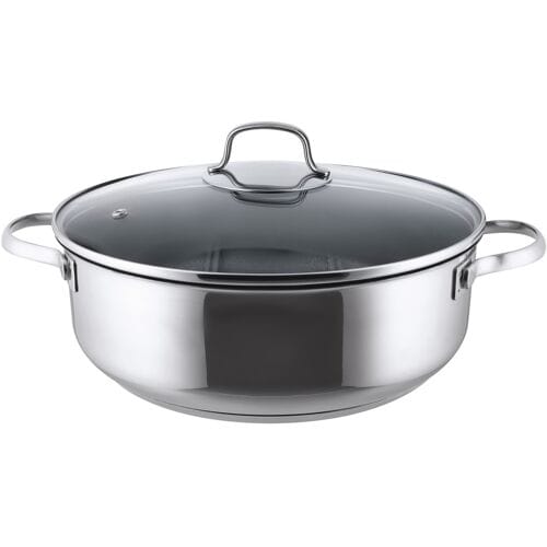 SILVERCREST Rvs braadpan 28 cm (Niet gecoat)