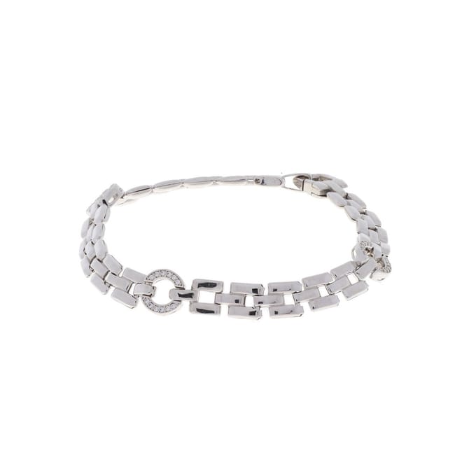 Silver Lining - 104.1332.19 - Armband - Zilver - Gerhodineerd - 19cm - Zirkonia