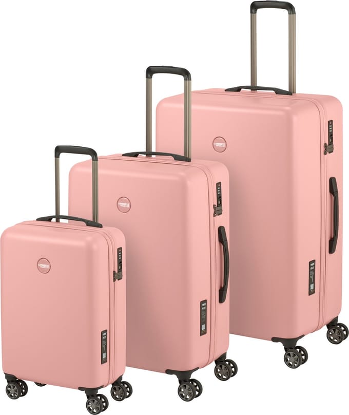 Princess Traveller PT01 Deluxe - Kofferset - Peony Pink - SML