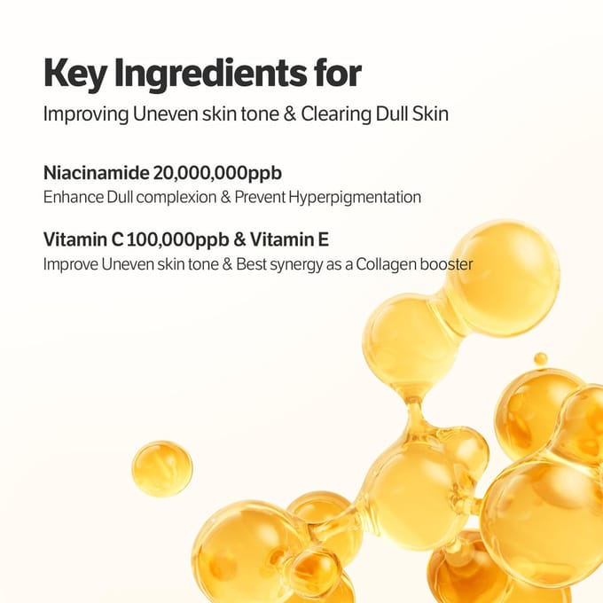 SUNGBOON EDITOR Feuille de masque éclaircissant au collagène profond Niacin-Vita C white