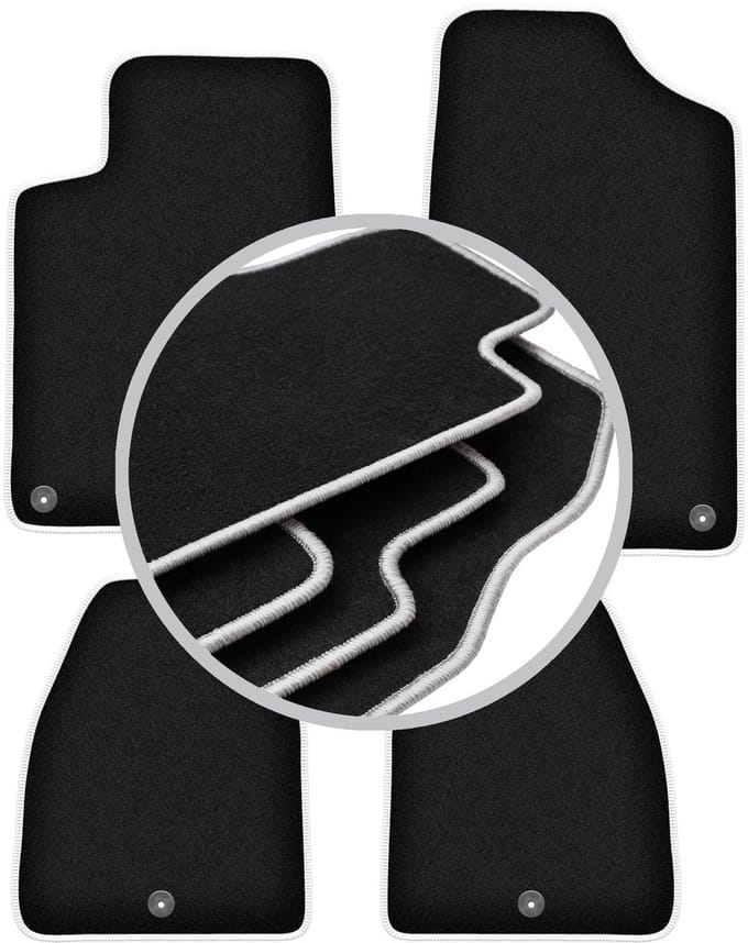CARLUX-SILVER automatten voor: Citroen C6 sedan (2005-2012)
