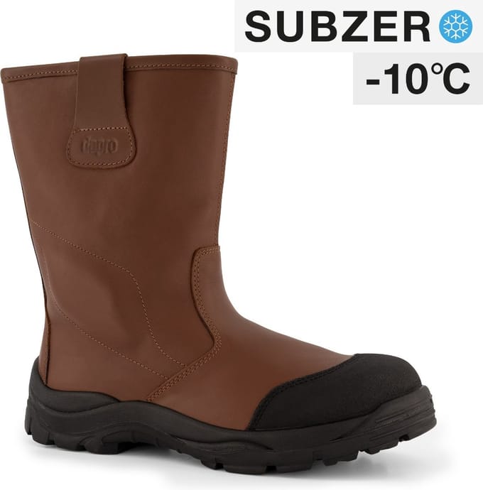 Dapro Rigger C S3 C SubZero - Heren en Dames - Werkschoenen - Maat 41 - Bruin - Geïsoleerd - Composieten neus