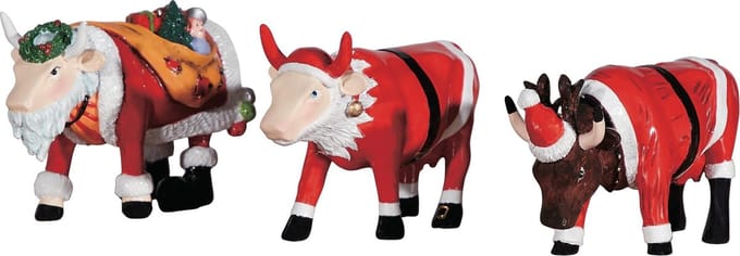 CowParade | X-mas Collectables | 3-pack