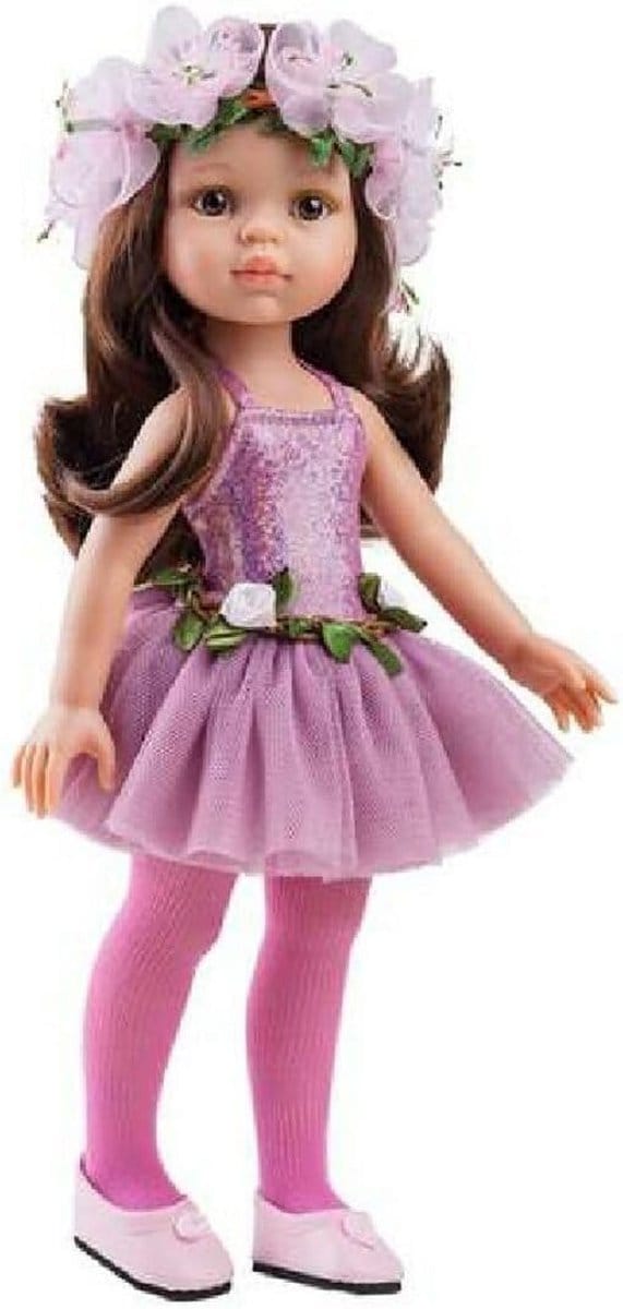 Realistische Poppenmeisje Ballerina Pop 32 cm