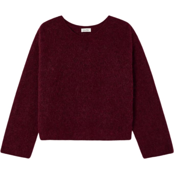 American Vintage Vitow Pullovers Bordeaux Vito18ph26